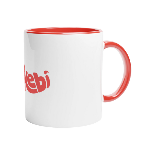 Mug with a Pop of Red